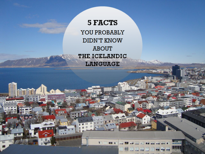 5 facts about Icelandic
